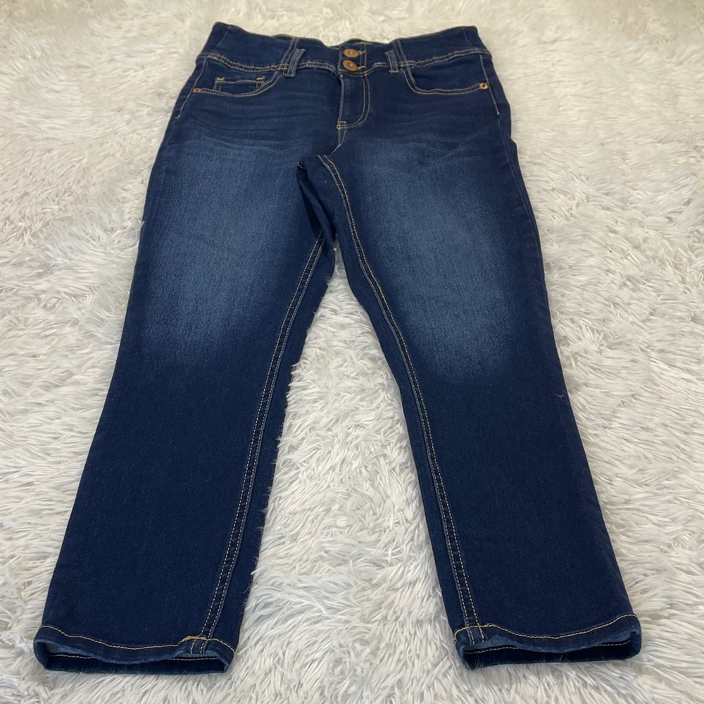 No Boundaries Indigo Denim with Gold Stitching WOMENS SIZE 9 jr